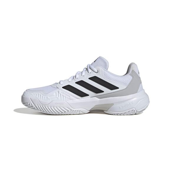NWT adidas Men’s Courtjam Control 3 Tennis Shoes White/Black/Grey 8.5 main image 5